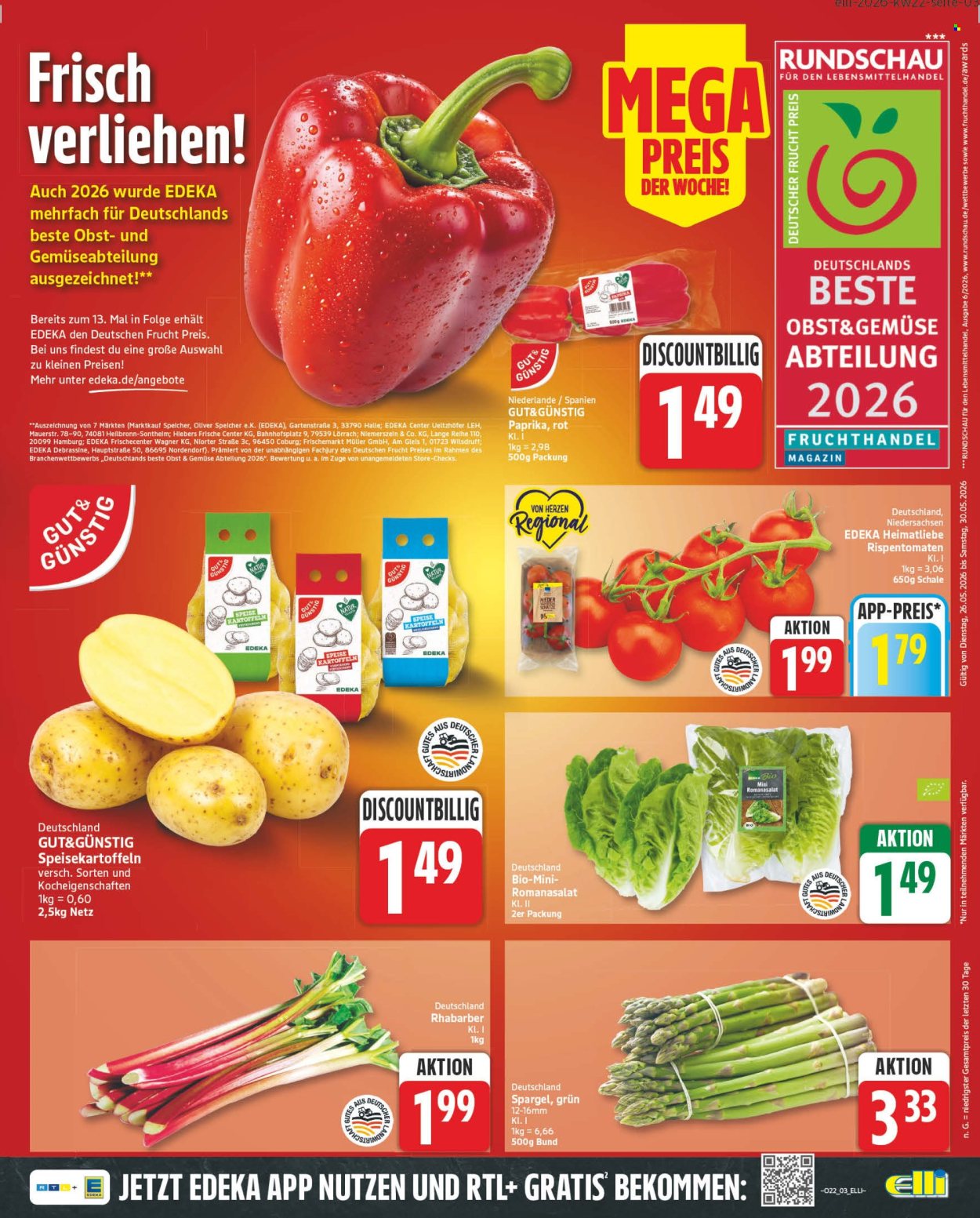 Edeka Prospekte  - 26.05.2026 - 30.05.2026. Seite 3