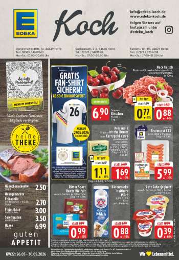 Prospekte Edeka - 26.05.2026 - 30.05.2026.