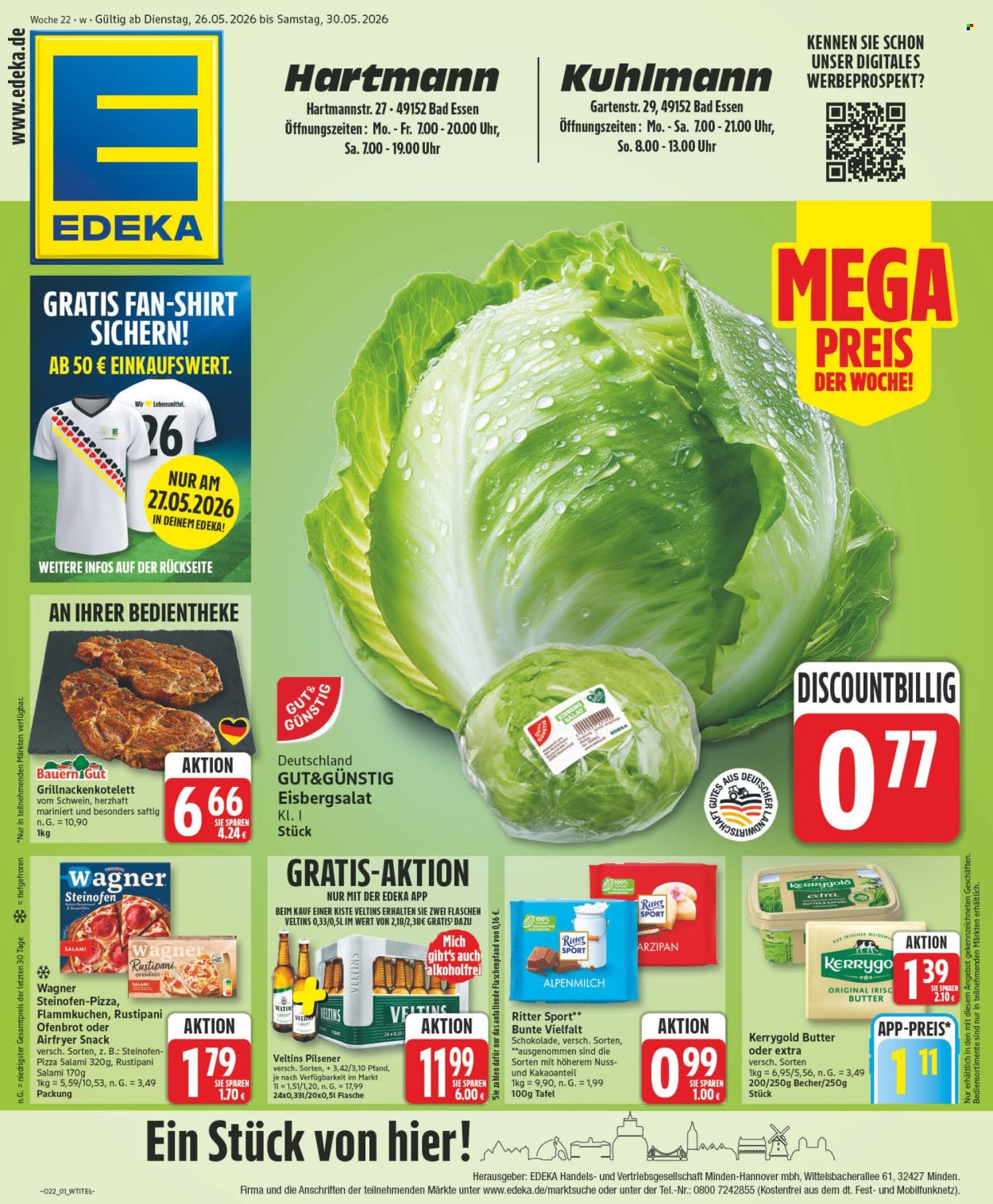 Edeka Prospekte  - 26.05.2026 - 30.05.2026. Seite 1