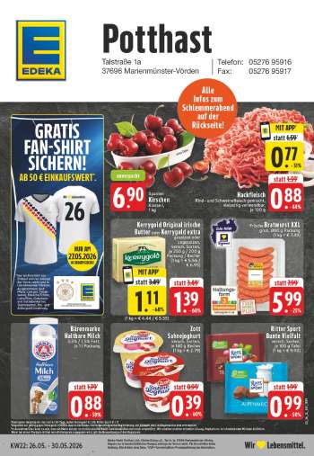 Prospekte Edeka - 26.05.2026 - 30.05.2026.
