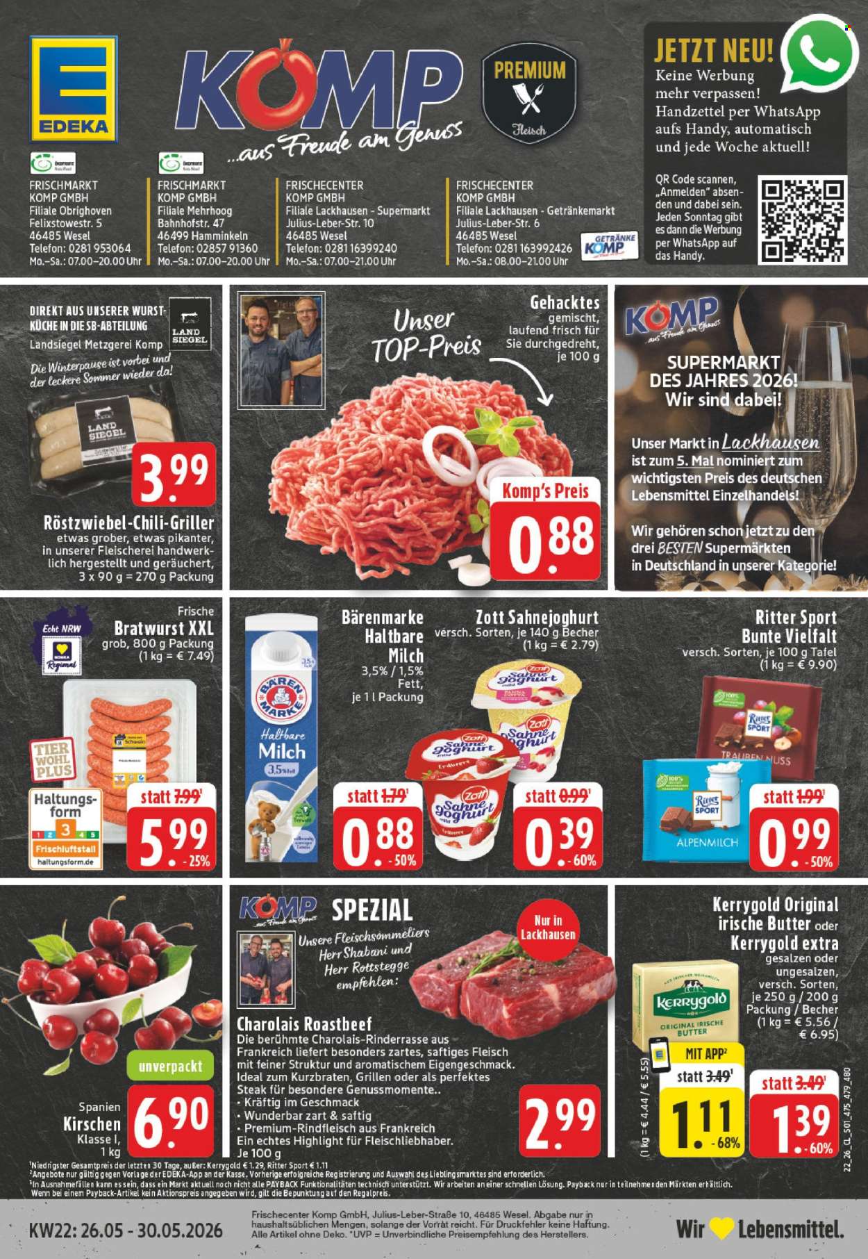 Edeka Prospekte  - 26.05.2026 - 30.05.2026. Seite 1