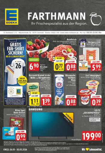 Prospekte Edeka - 26.05.2026 - 30.05.2026.