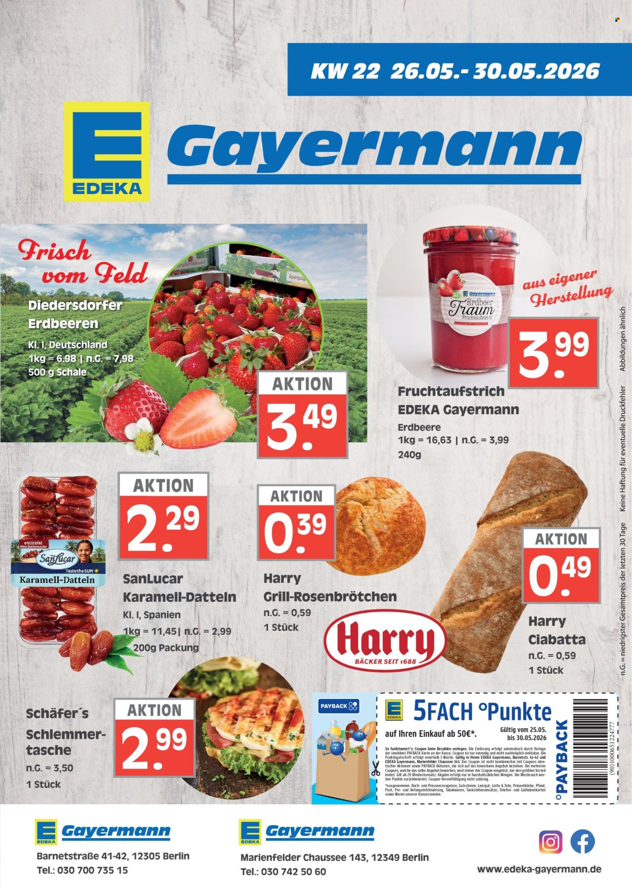 Edeka Prospekte  - 26.05.2026 - 30.05.2026. Seite 1