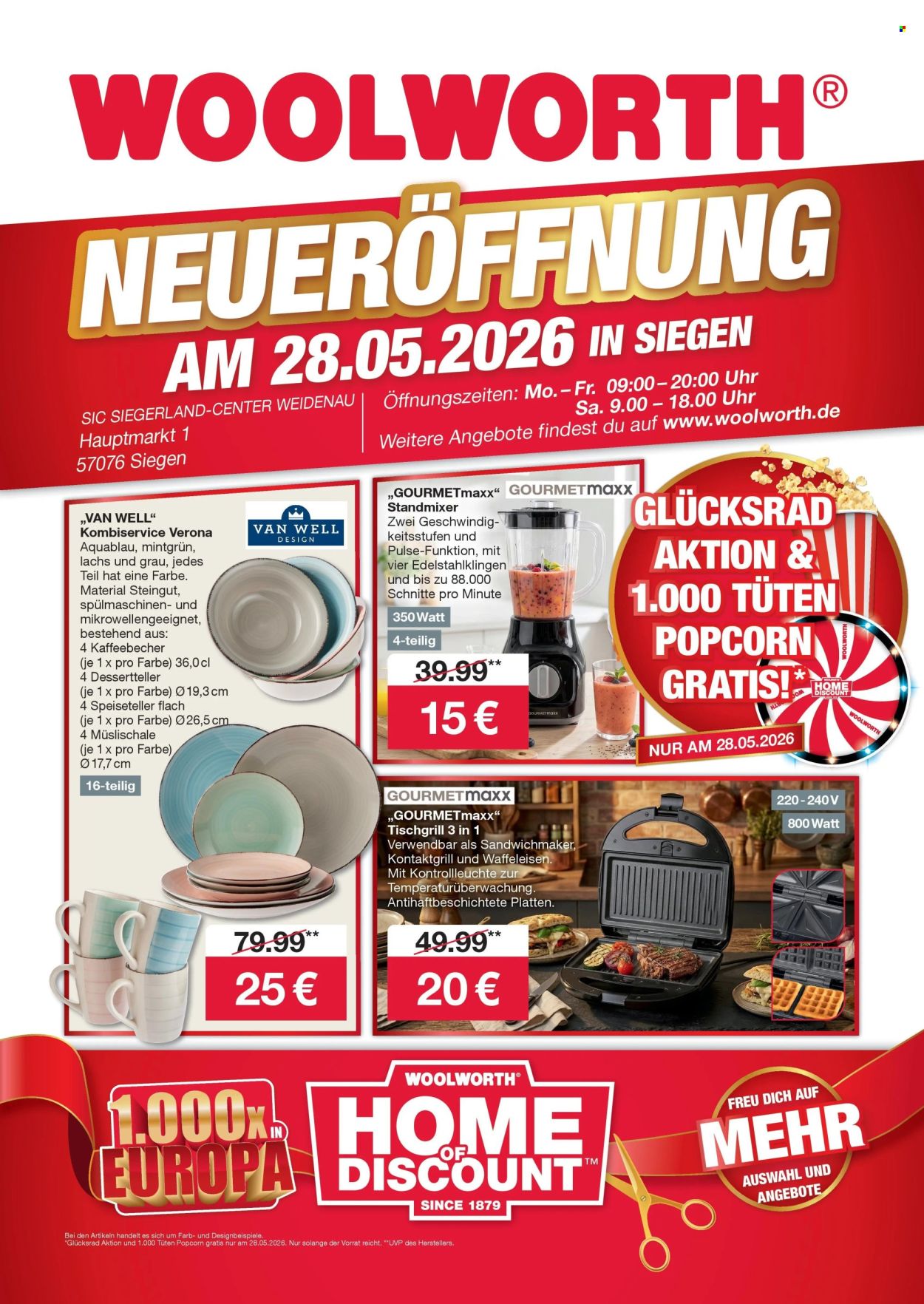 Woolworth Prospekte  - 28.05.2026 - 28.05.2026. Seite 1