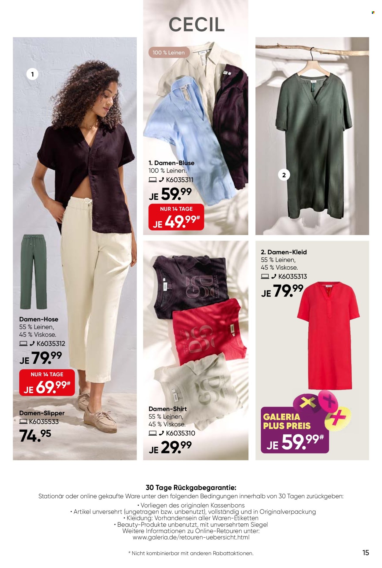 GALERIA Karstadt Kaufhof Prospekte  - 27.05.2026 - 9.06.2026. Seite 15