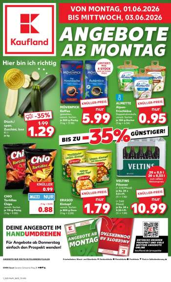 Prospekte Kaufland - 1.06.2026 - 3.06.2026.