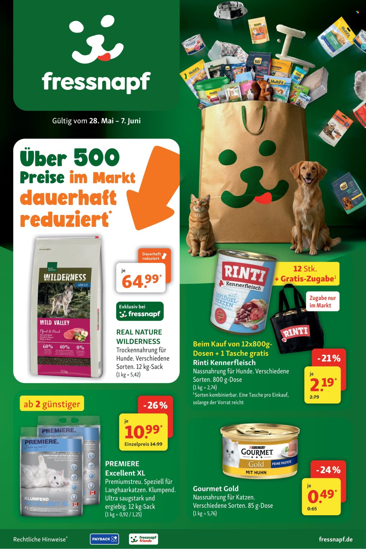 Fressnapf Prospekte  - 28.05.2026 - 7.06.2026. Seite 1