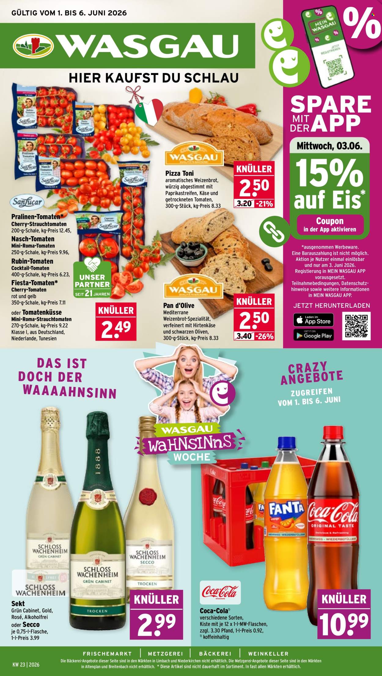 Wasgau Prospekte  - 1.06.2026 - 6.06.2026. Seite 1