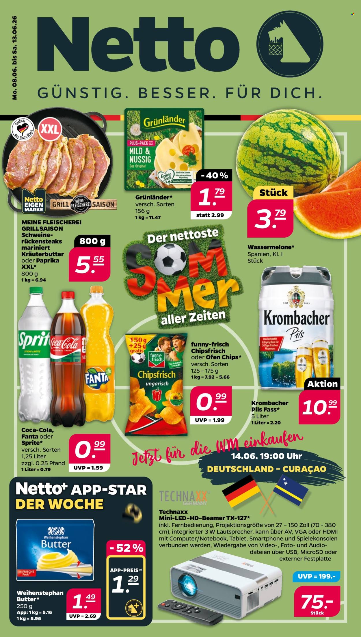 Netto Prospekte  - 8.06.2026 - 13.06.2026. Seite 1