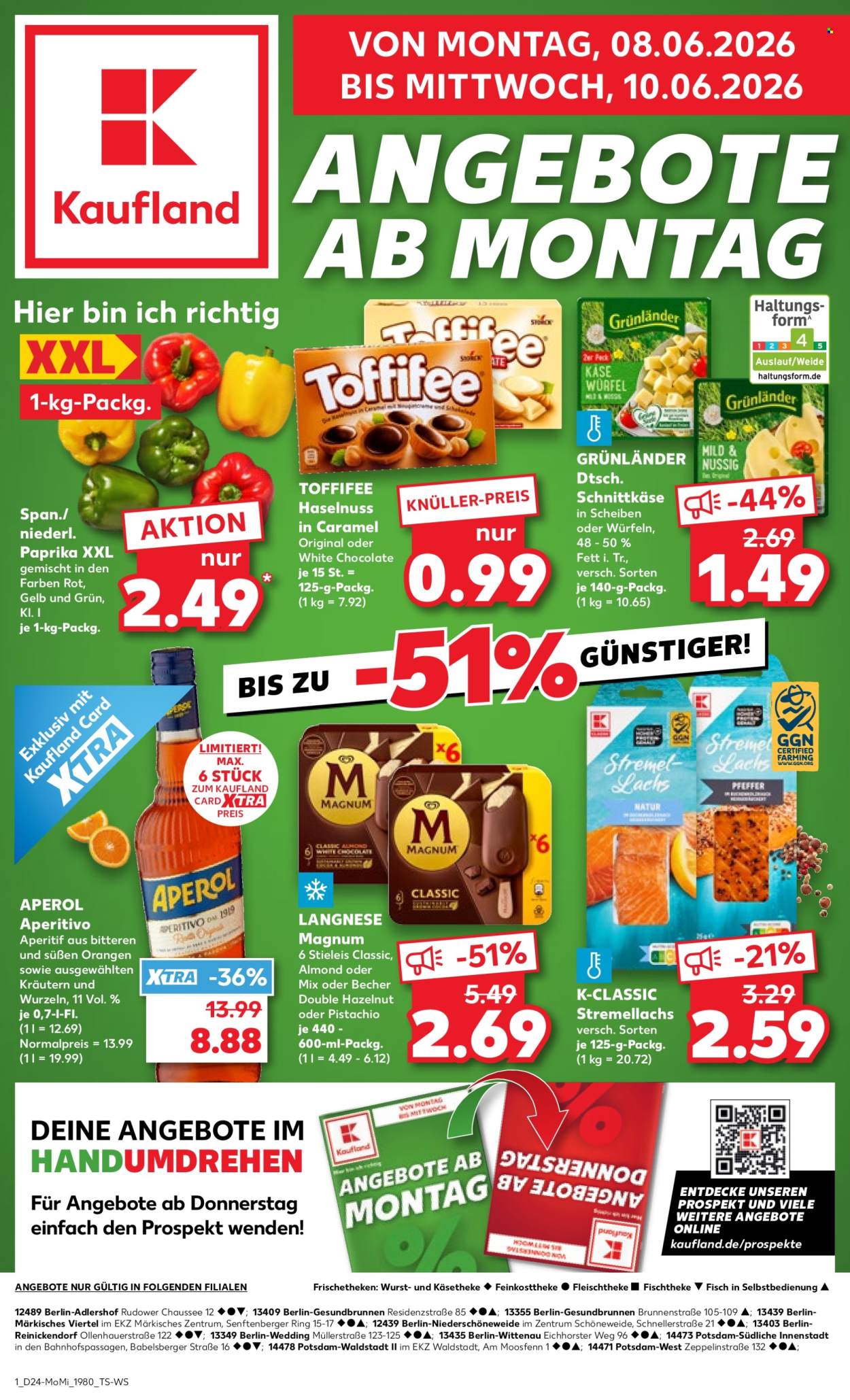 Kaufland Prospekte  - 8.06.2026 - 10.06.2026. Seite 1