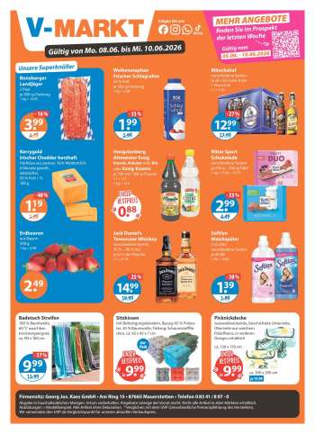 Prospekte V-Markt - 8.06.2026 - 10.06.2026.