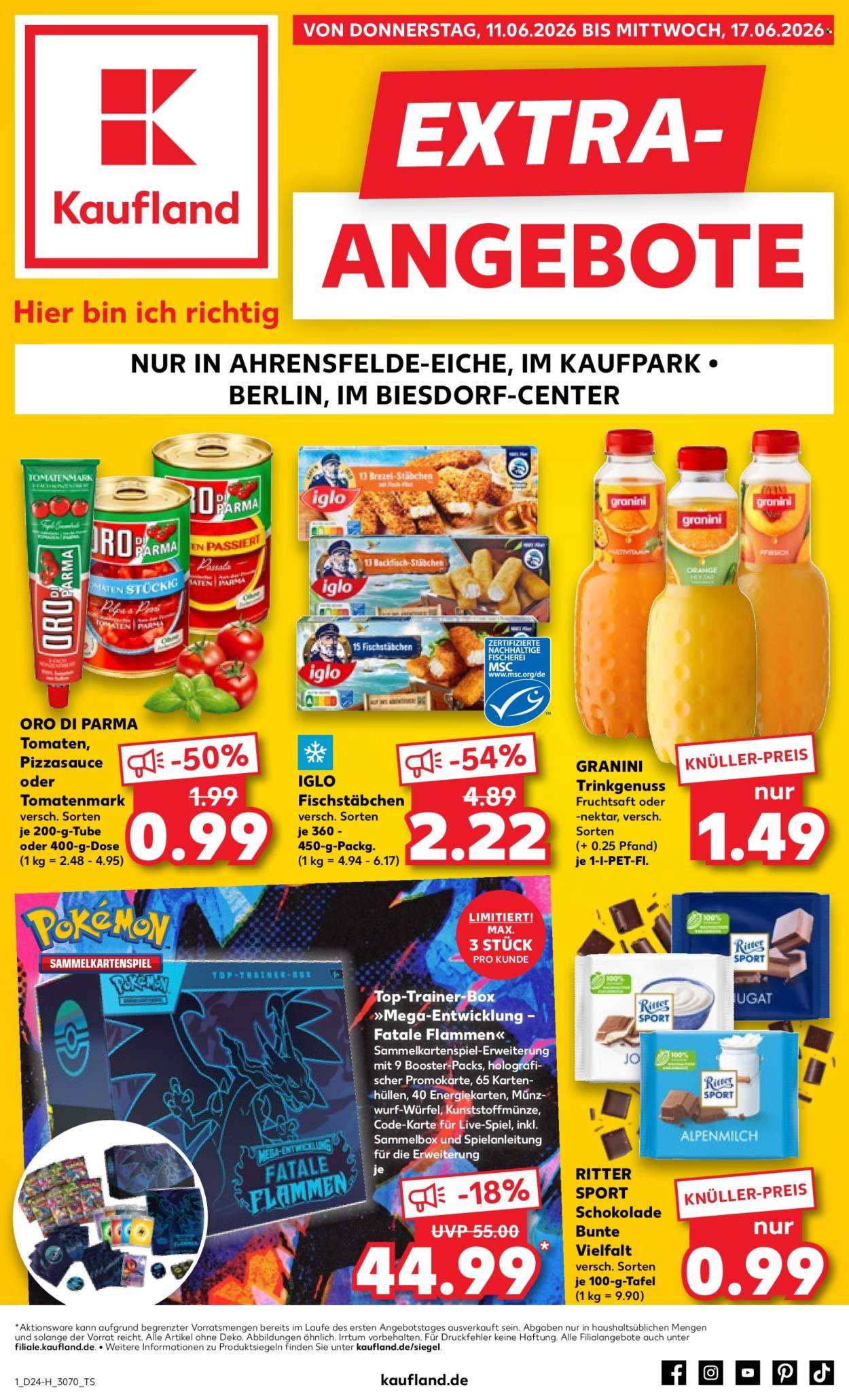 Kaufland Prospekte  - 11.06.2026 - 17.06.2026. Seite 1