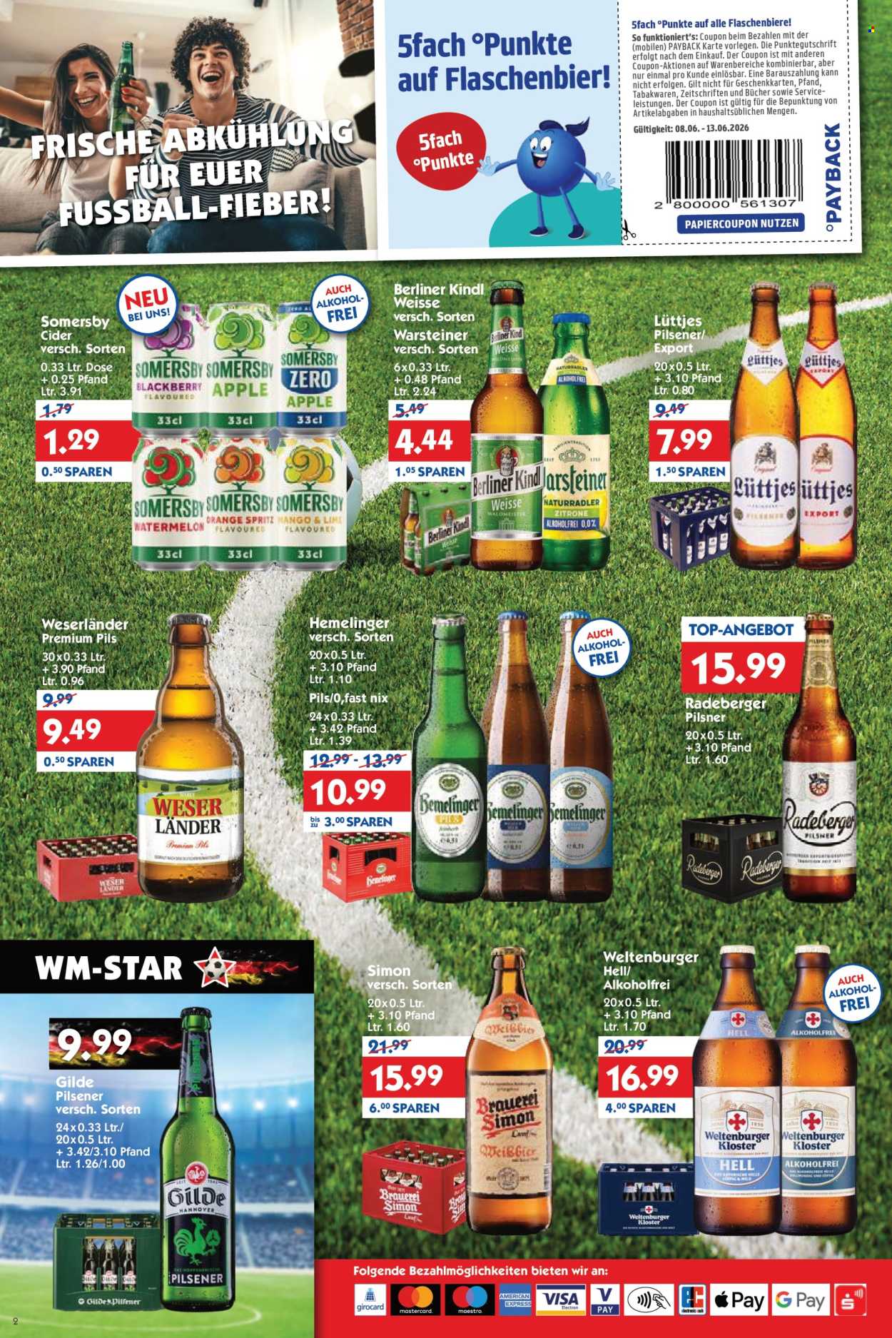 Leták Hol'ab! Getränkemarkt - 8.6.2026 - 13.6.2026. Strana 2
