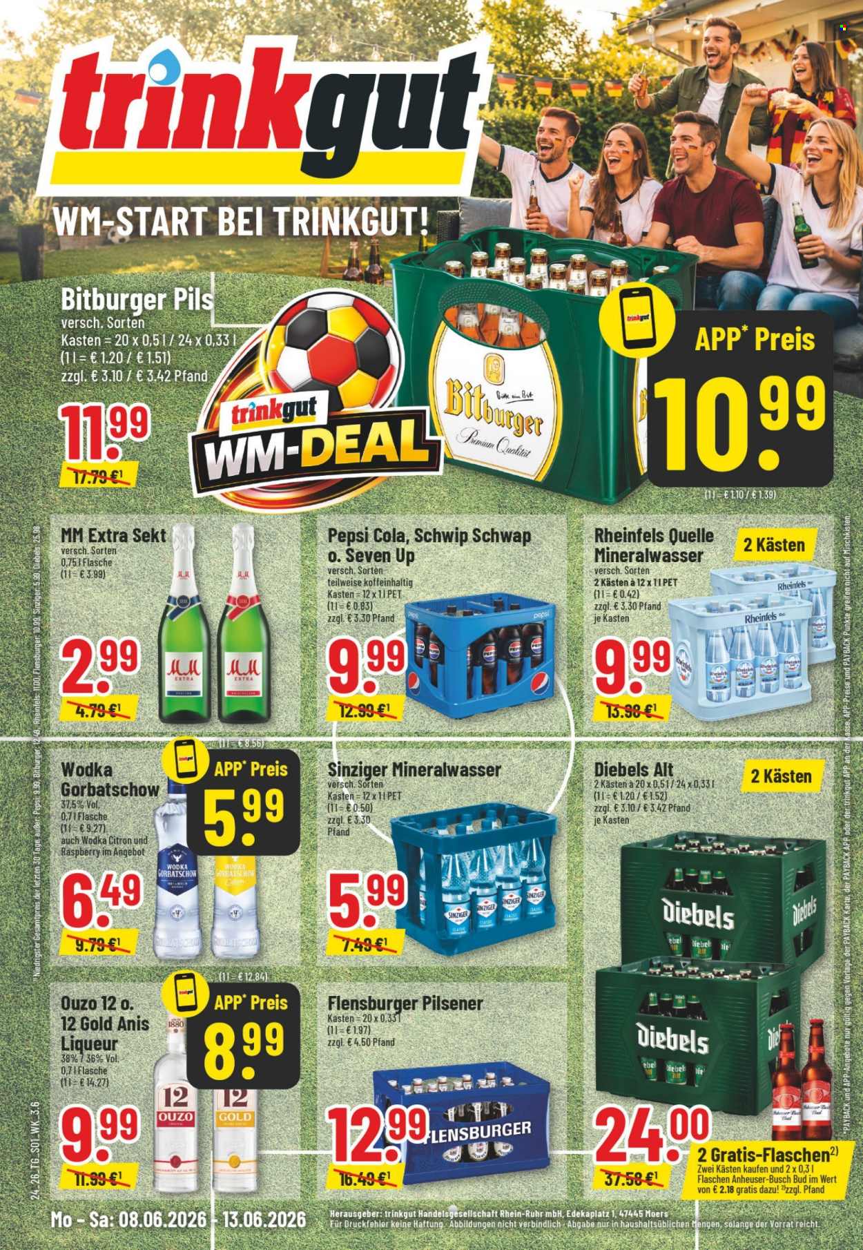 trinkgut Prospekte  - 8.06.2026 - 13.06.2026. Seite 1