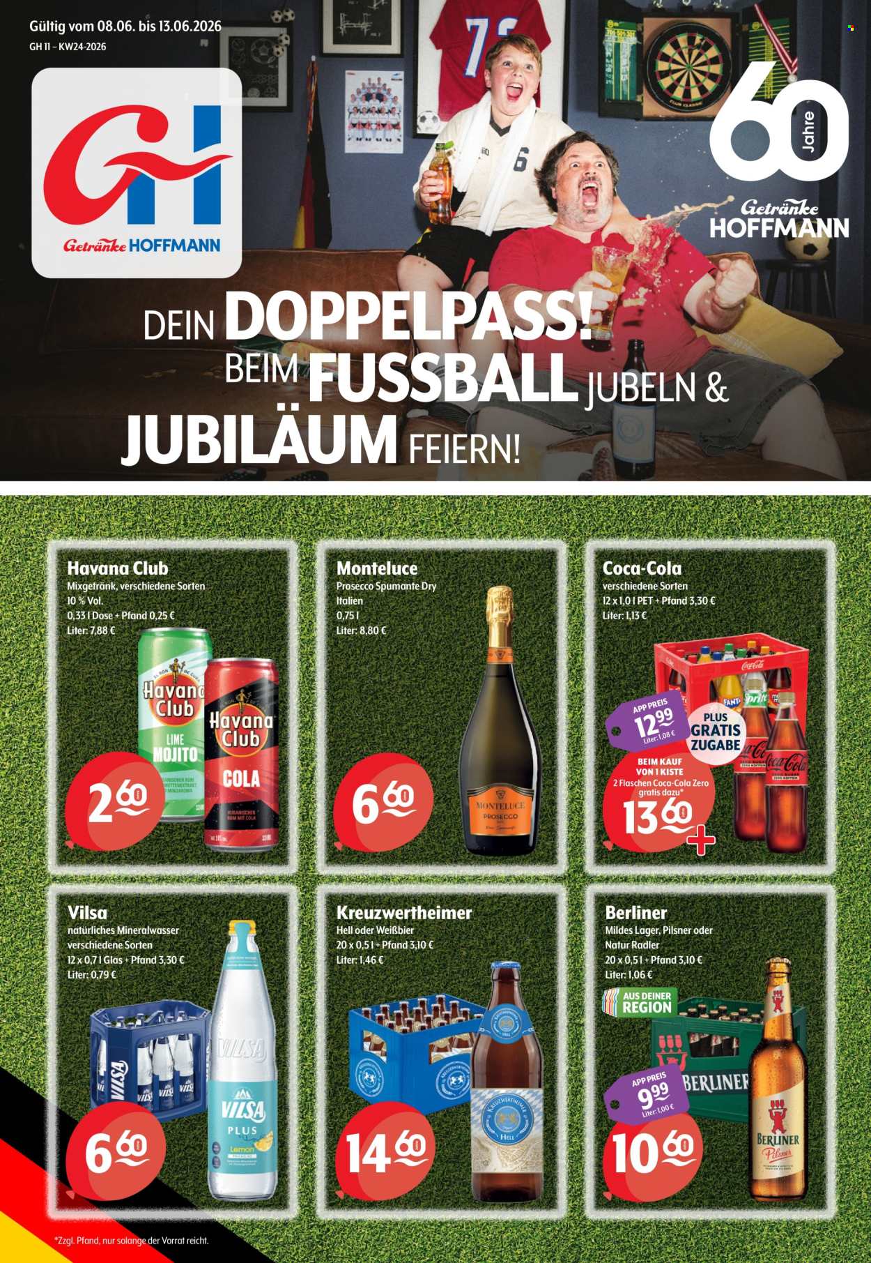 Getränke Hoffmann Prospekte  - 8.06.2026 - 13.06.2026. Seite 1