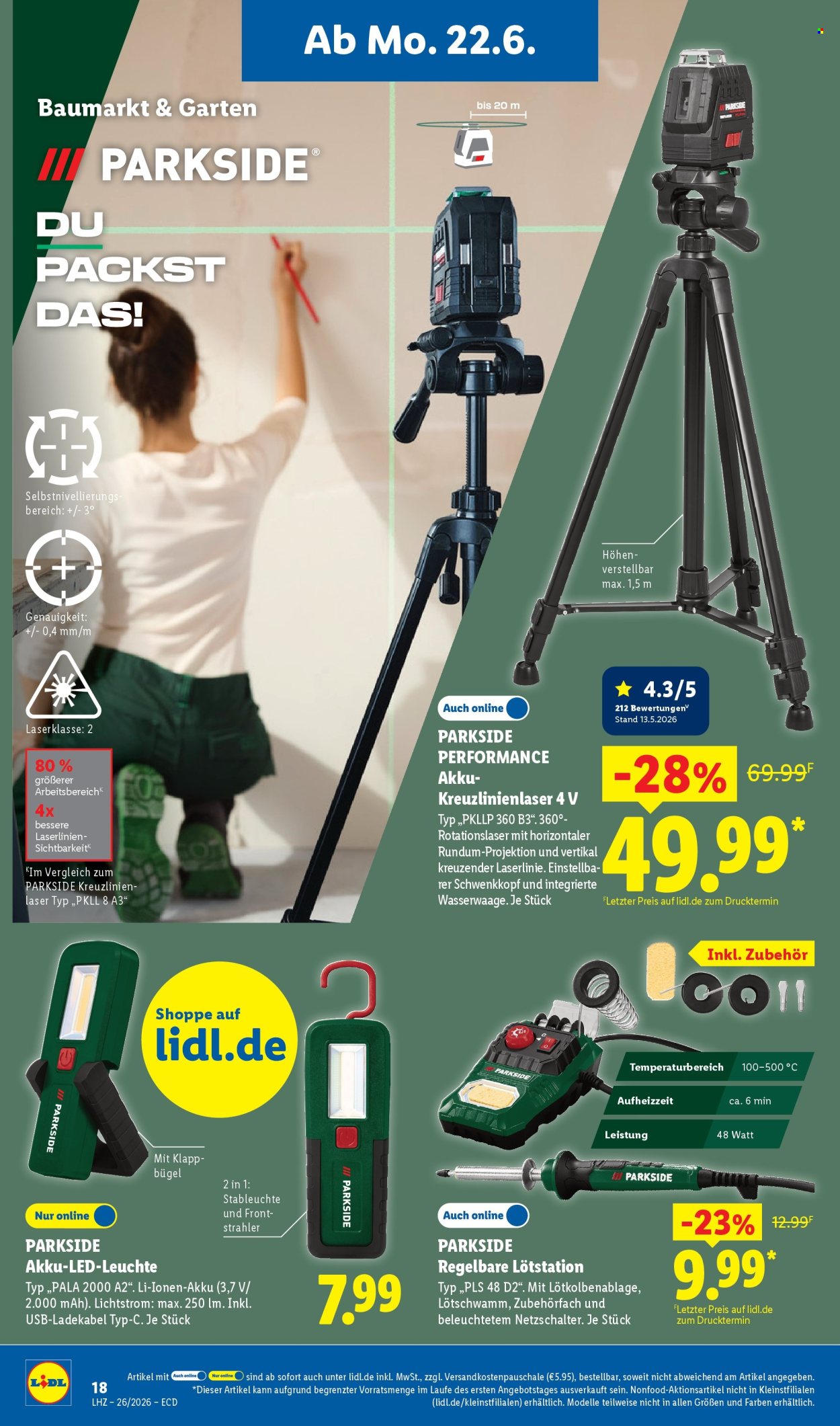 Lidl Prospekte  - 22.06.2026 - 27.06.2026. Seite 16