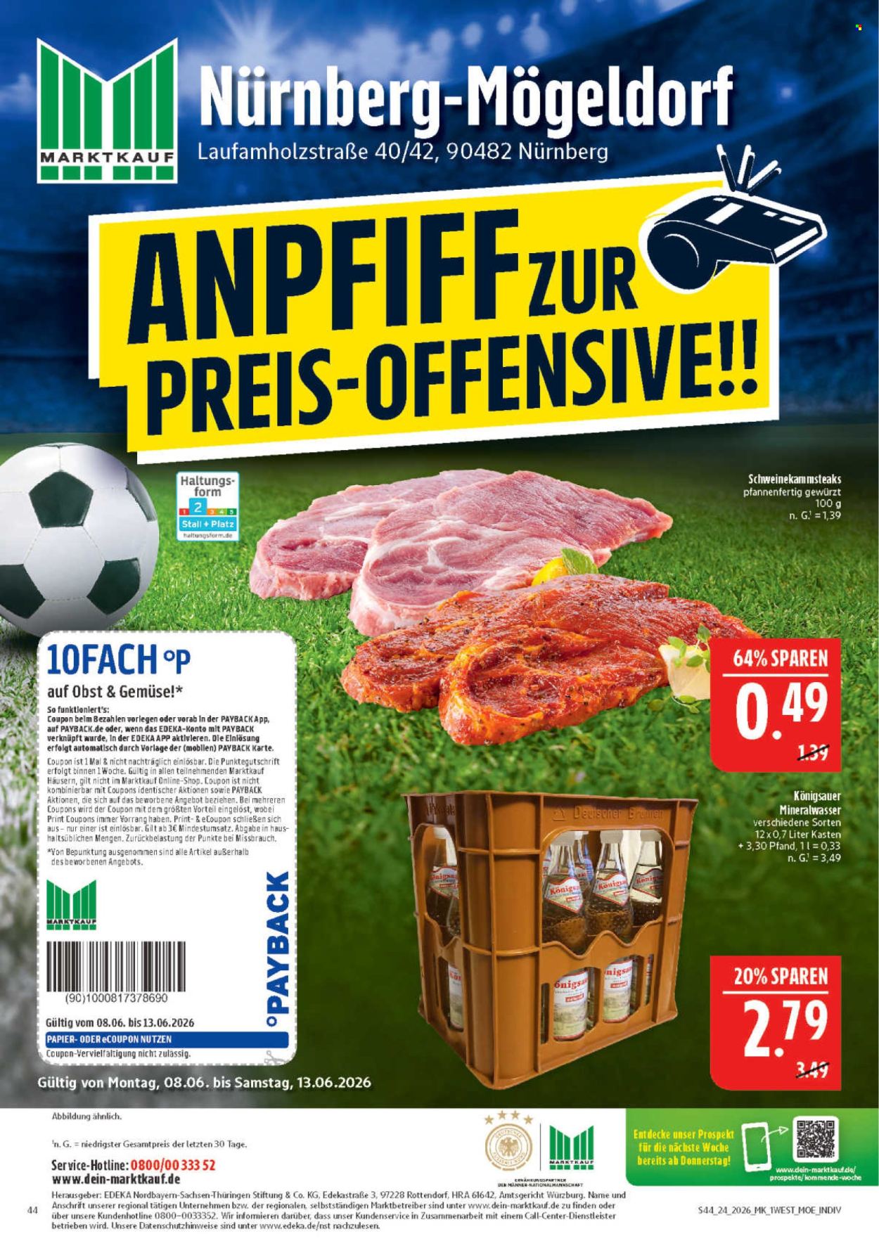 Leták Marktkauf - 8.6.2026 - 13.6.2026. Strana 44
