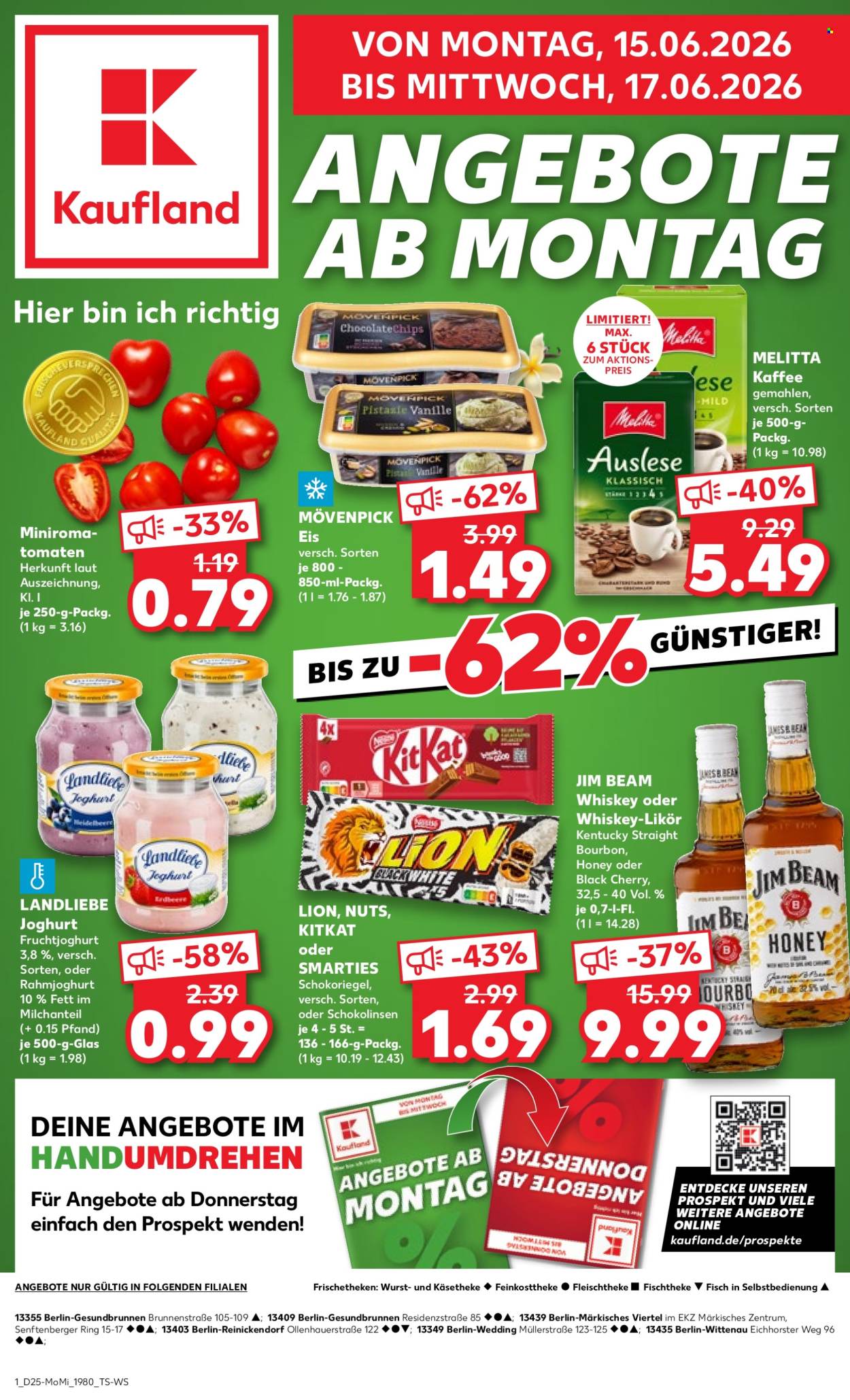 Kaufland Prospekte  - 15.06.2026 - 17.06.2026. Seite 1