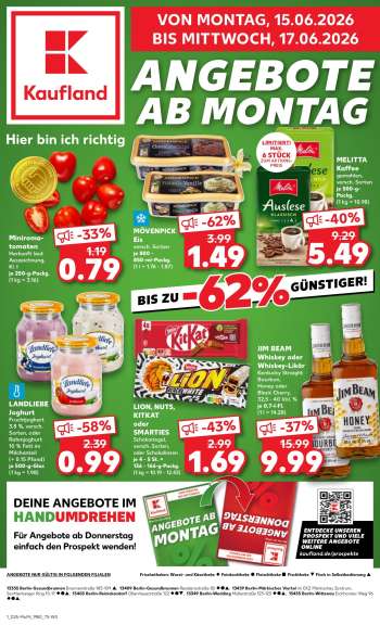 Prospekte Kaufland - 15.06.2026 - 17.06.2026.