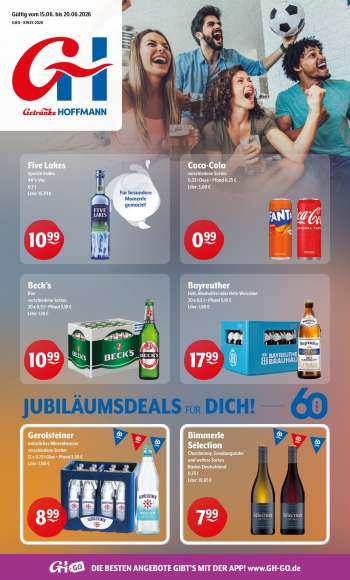 Prospekte Getränke Hoffmann - 15.06.2026 - 20.06.2026.