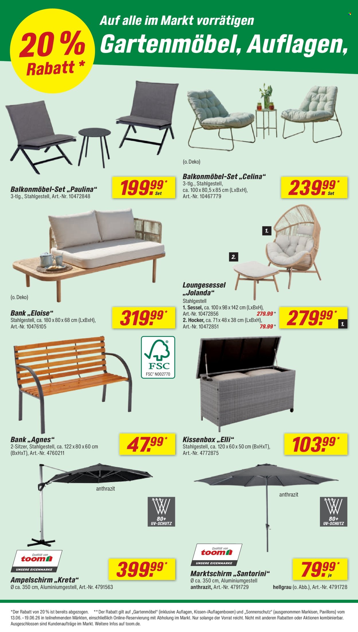 toom Baumarkt Prospekte  - 13.06.2026 - 19.06.2026. Seite 6