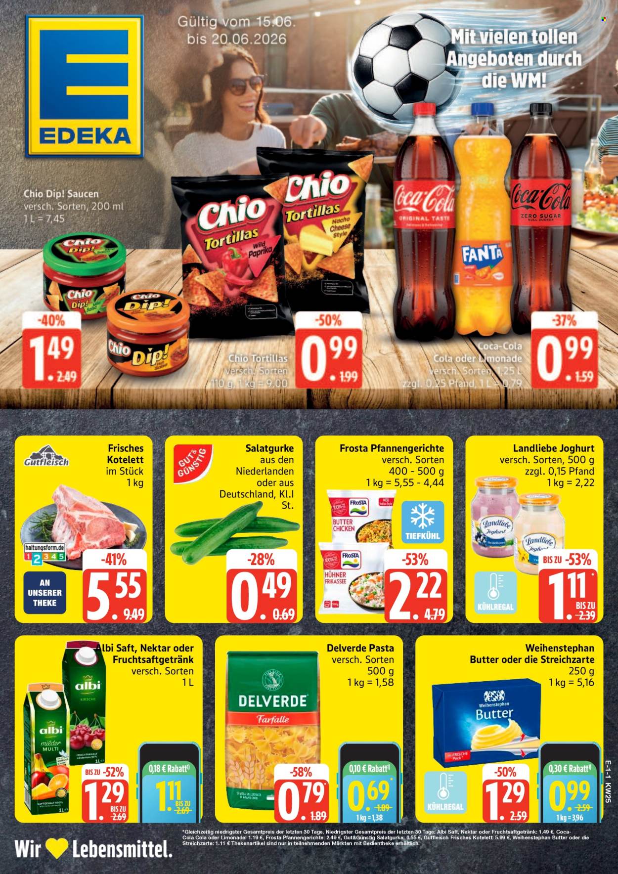 Edeka Prospekte  - 15.06.2026 - 20.06.2026. Seite 1