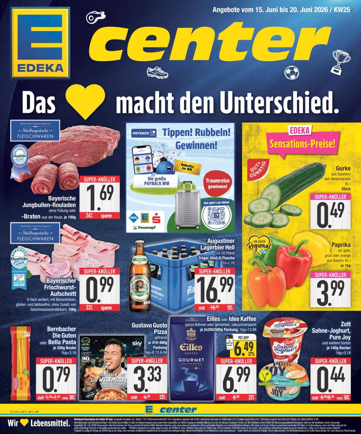Edeka Prospekte  - 15.06.2026 - 20.06.2026. Seite 1