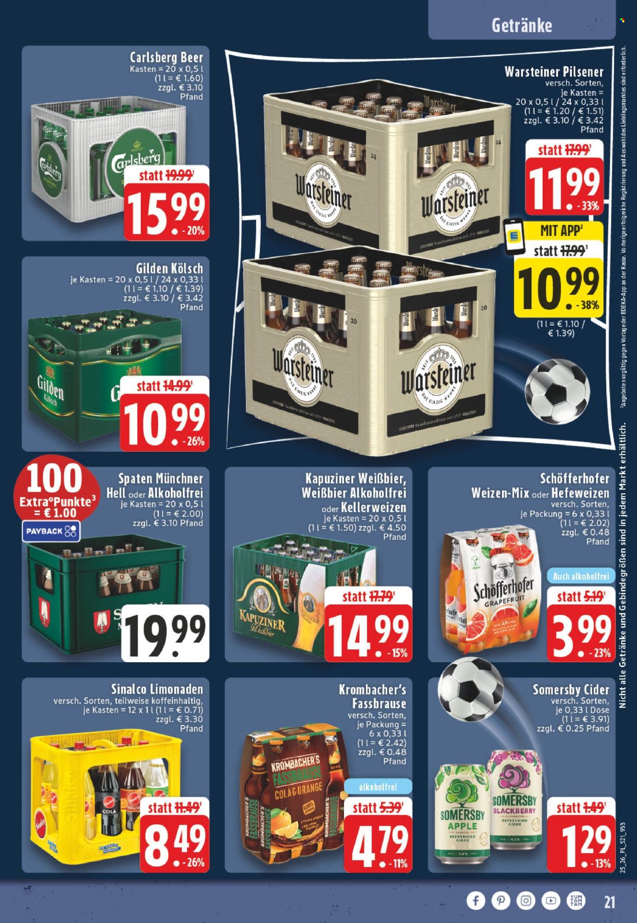 Edeka Prospekte  - 15.06.2026 - 20.06.2026. Seite 21