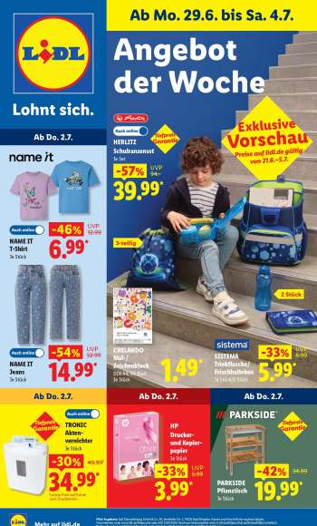 Prospekte Lidl - 29.06.2026 - 4.07.2026.