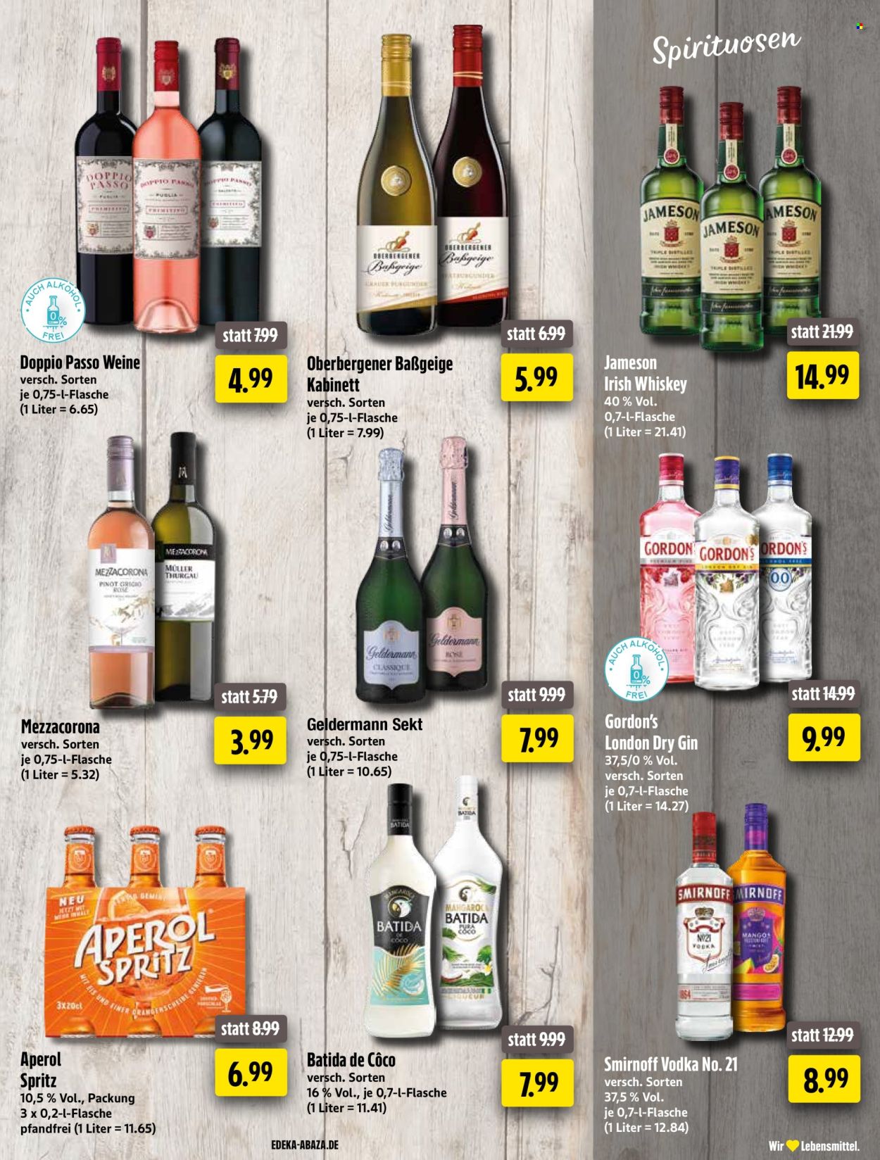 Edeka Getränkemarkt Prospekte  - 15.06.2026 - 20.06.2026. Seite 15