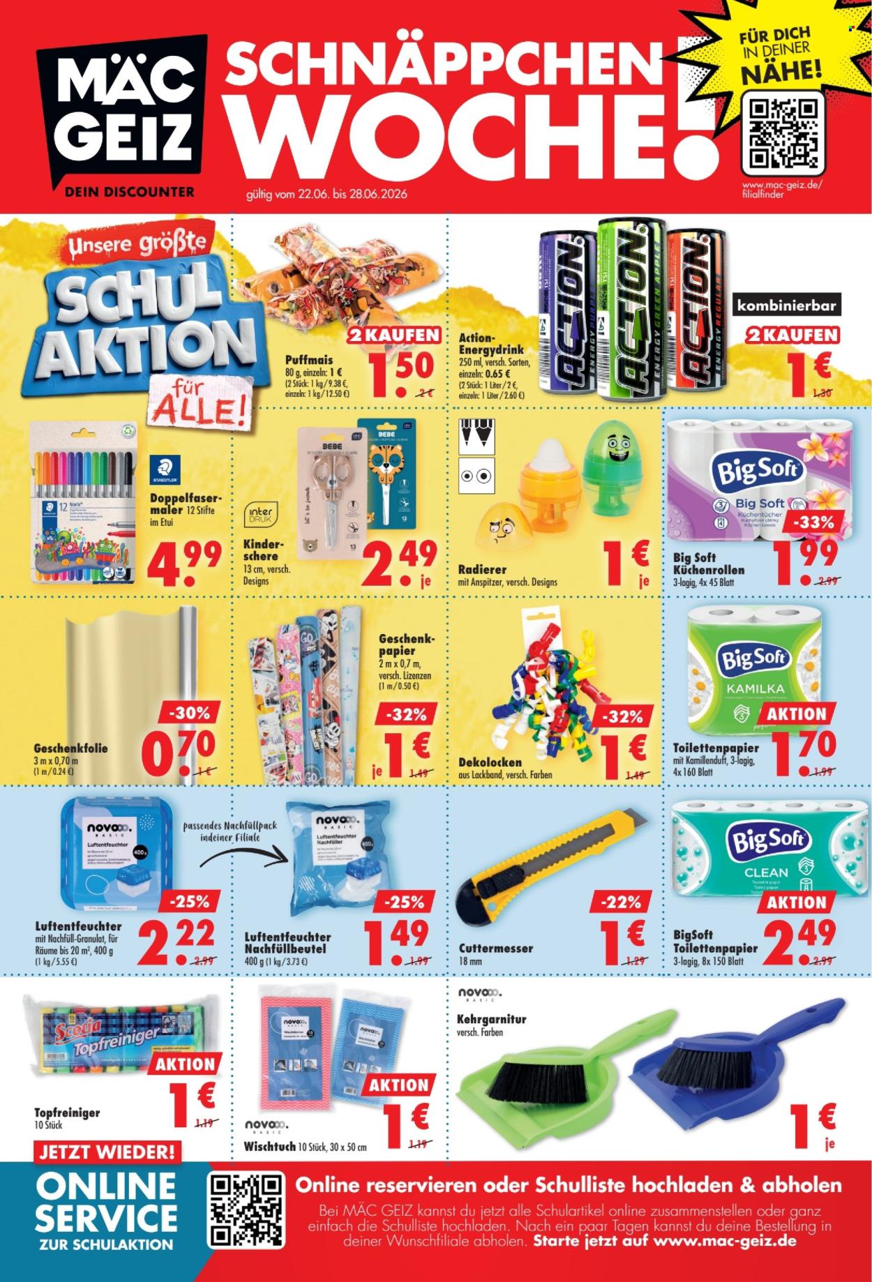 Mäc-Geiz Prospekte  - 22.06.2026 - 28.06.2026. Seite 1