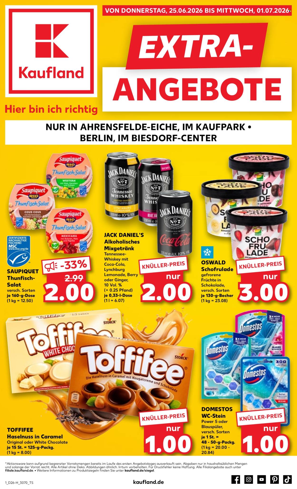 Kaufland Prospekte  - 25.06.2026 - 1.07.2026. Seite 1