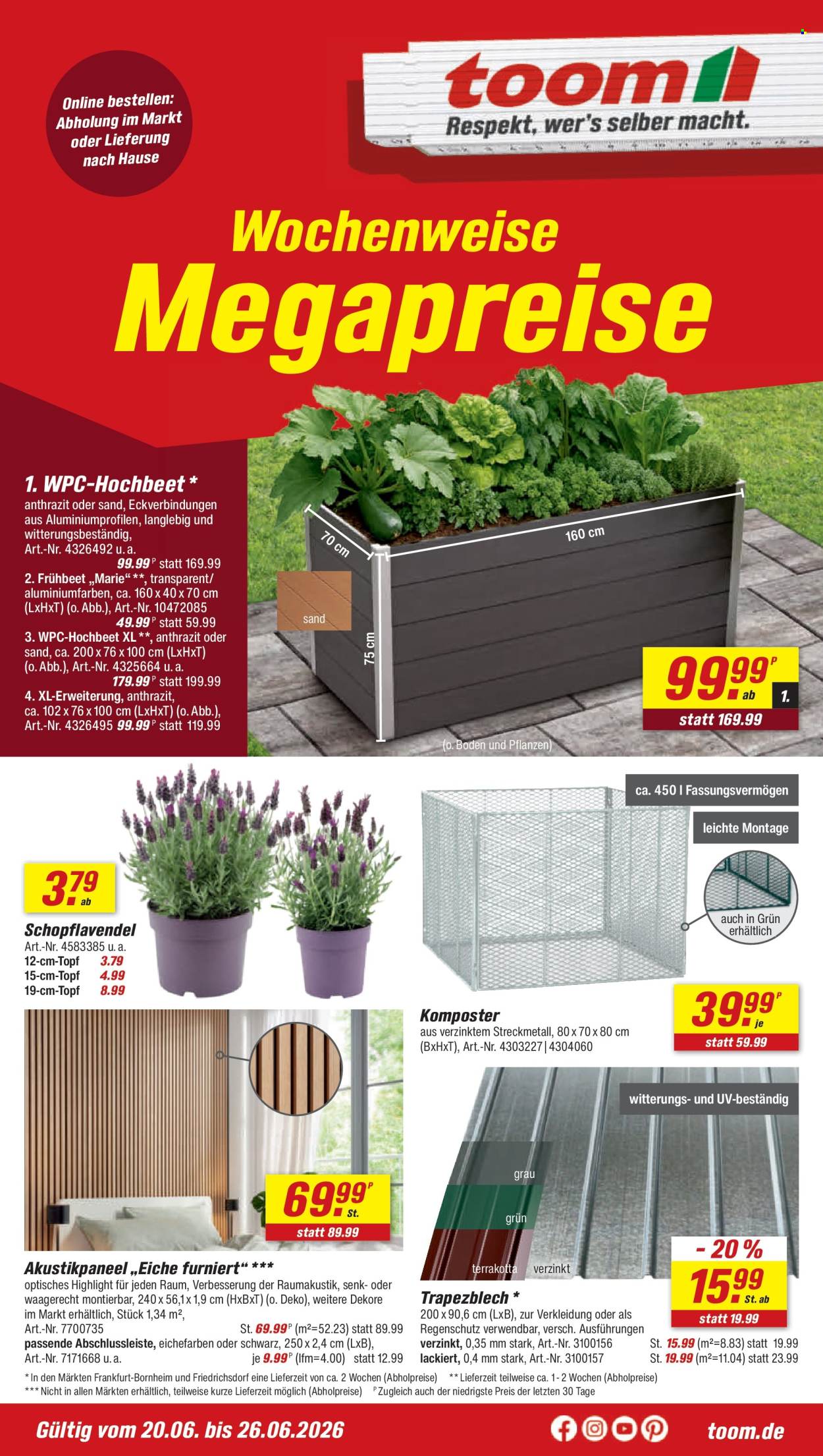 toom Baumarkt Prospekte  - 20.06.2026 - 26.06.2026. Seite 3