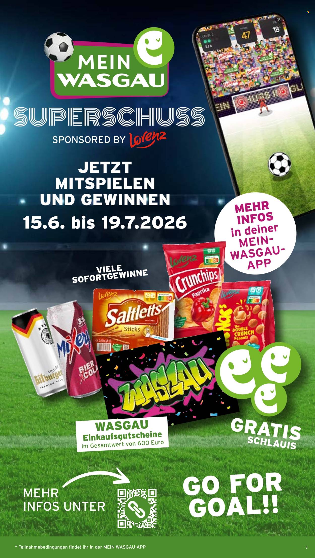 Wasgau Prospekte  - 22.06.2026 - 27.06.2026. Seite 3