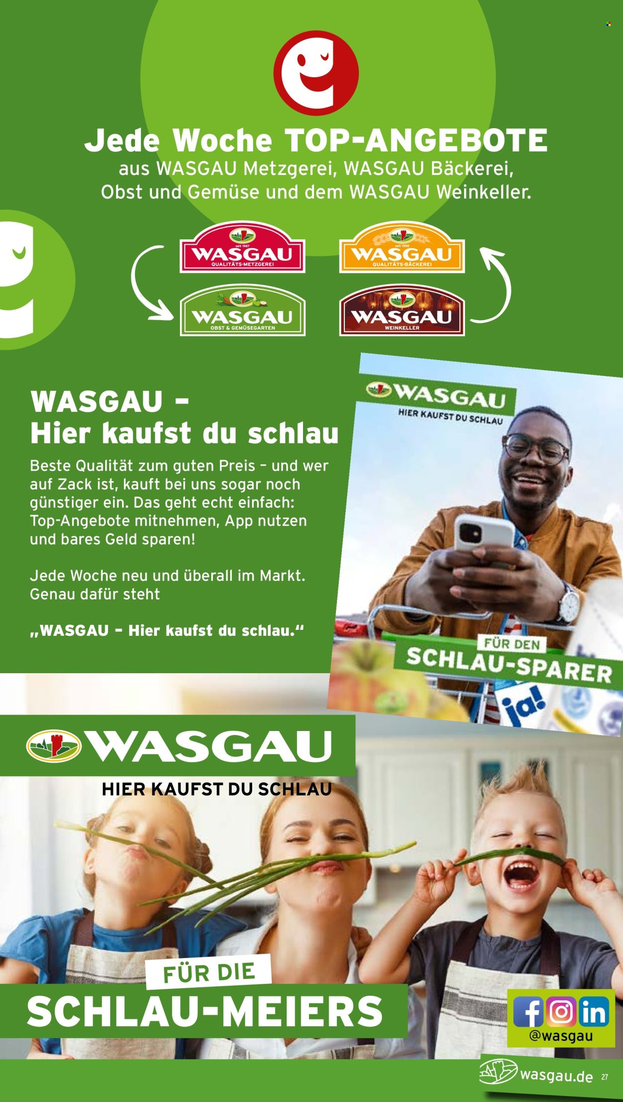 Wasgau Prospekte  - 22.06.2026 - 27.06.2026. Seite 27