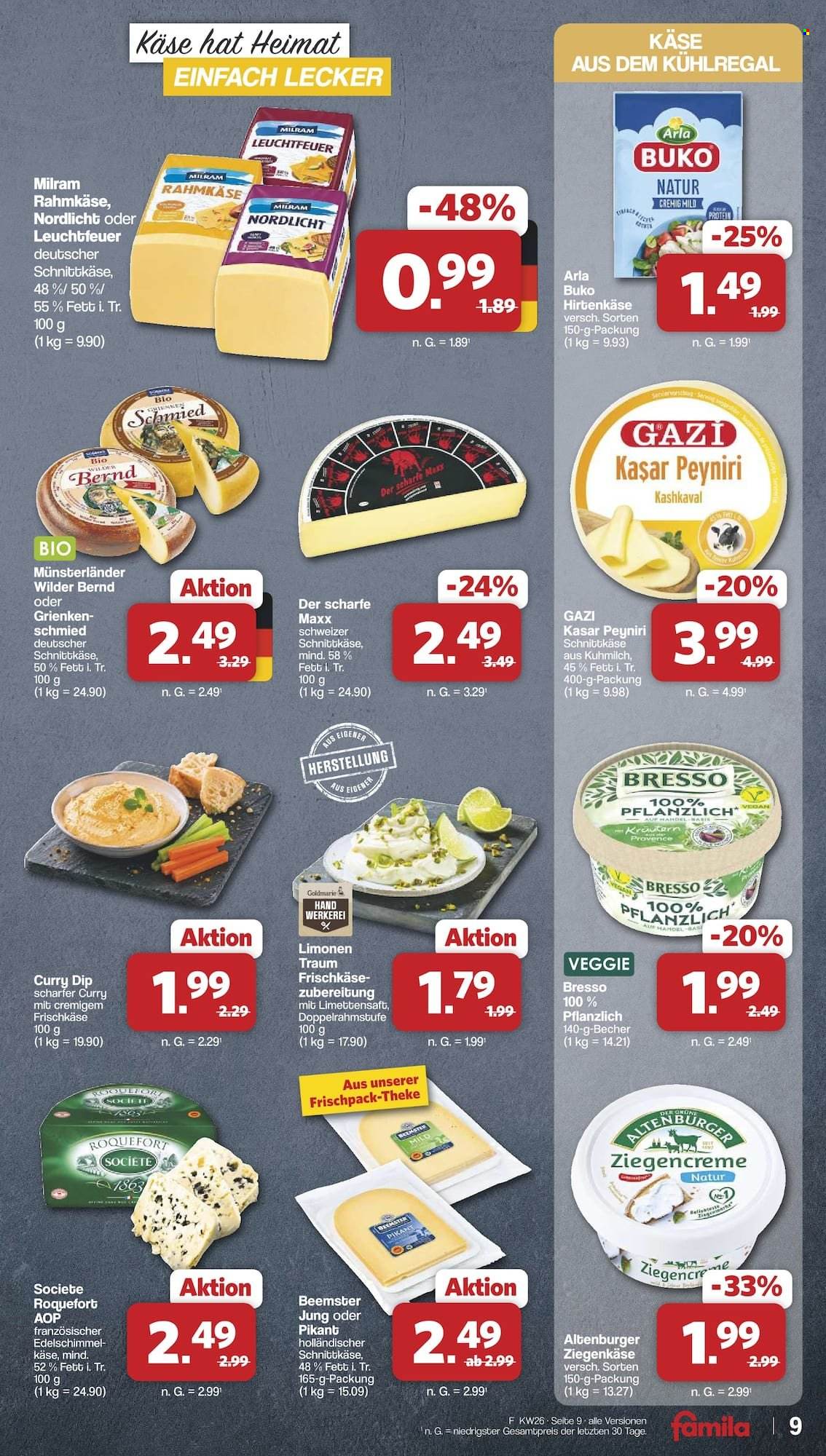 famila Prospekte  - 22.06.2026 - 27.06.2026. Seite 9