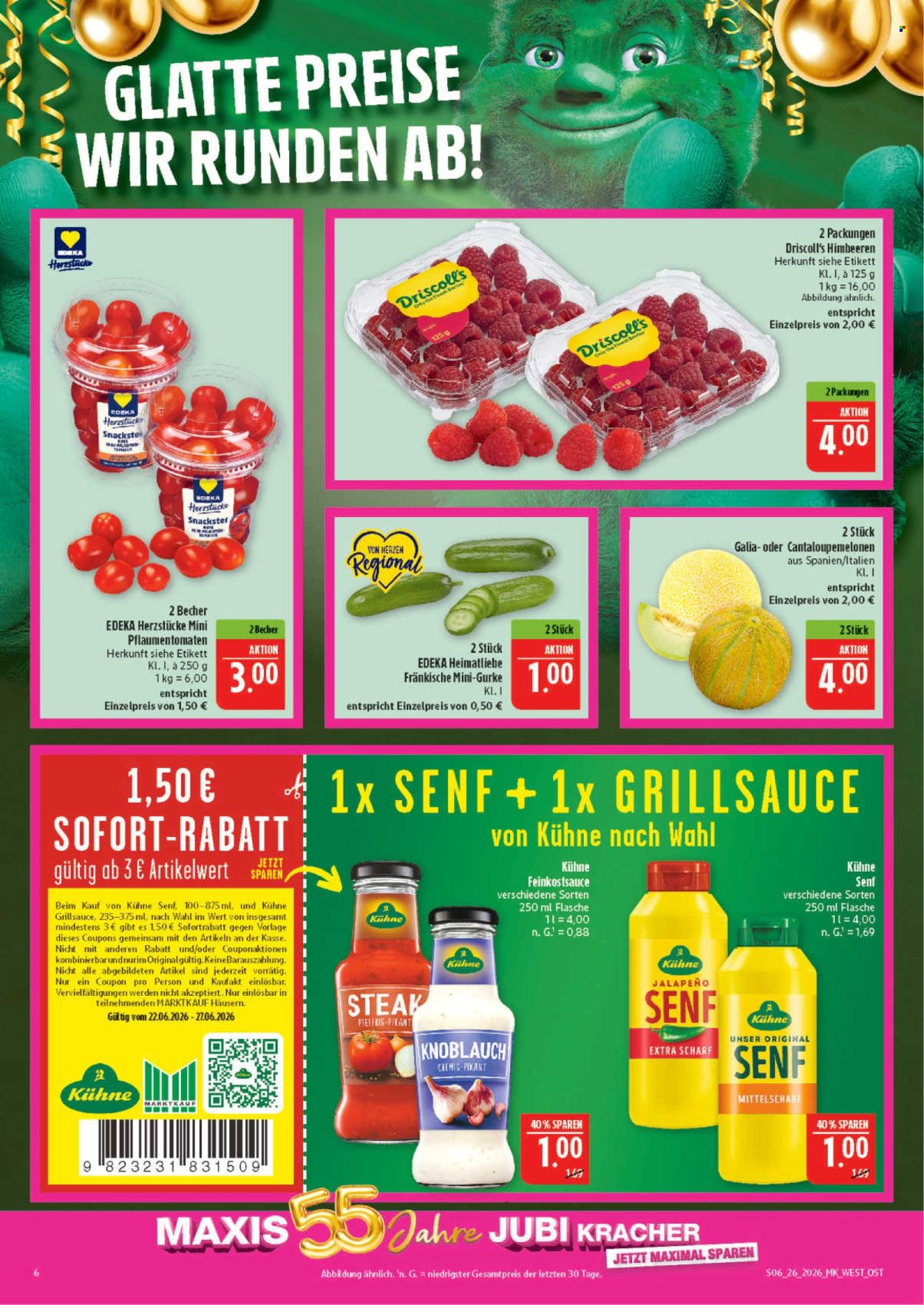 Marktkauf Prospekte  - 22.06.2026 - 27.06.2026. Seite 6