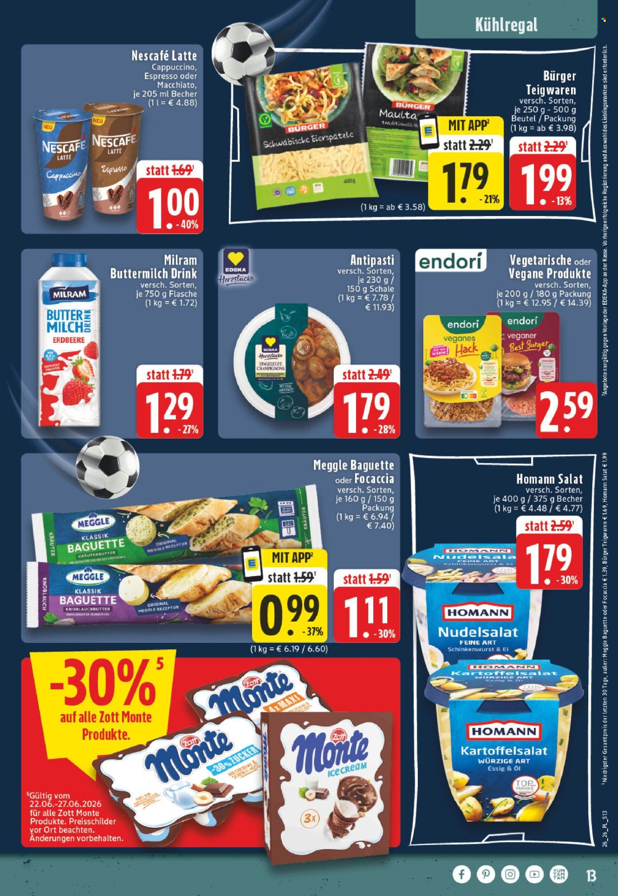 Edeka Prospekte  - 22.06.2026 - 27.06.2026. Seite 13