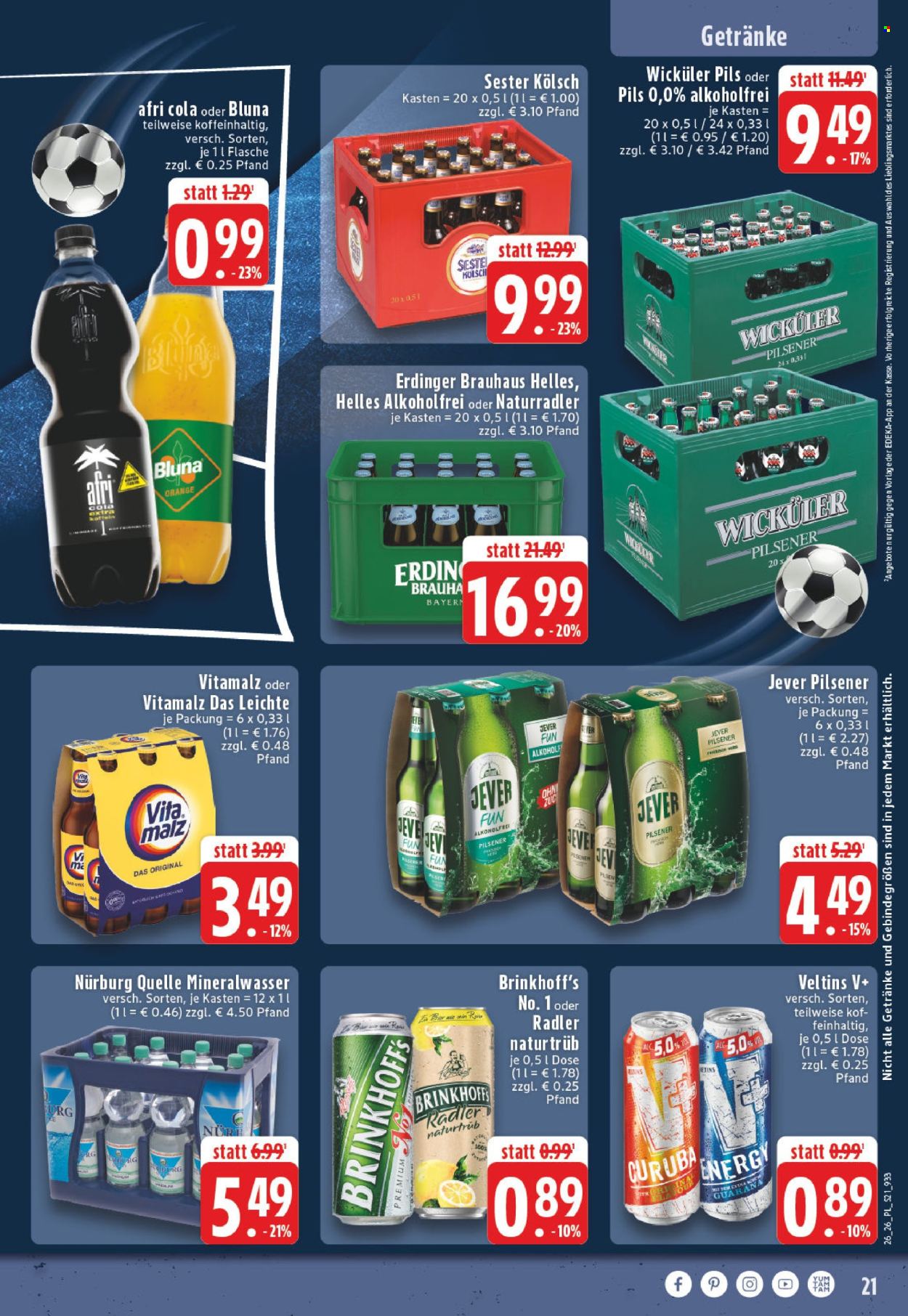 Edeka Prospekte  - 22.06.2026 - 27.06.2026. Seite 21