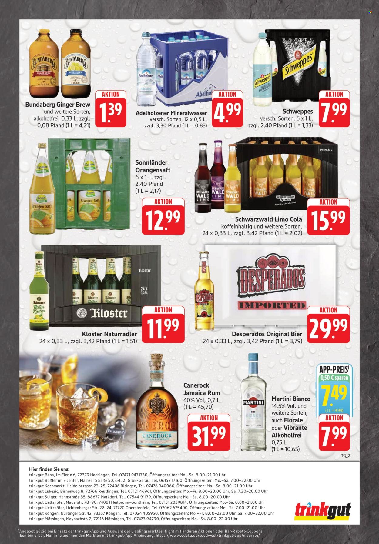 Edeka Getränkemarkt Prospekte  - 22.06.2026 - 27.06.2026. Seite 2