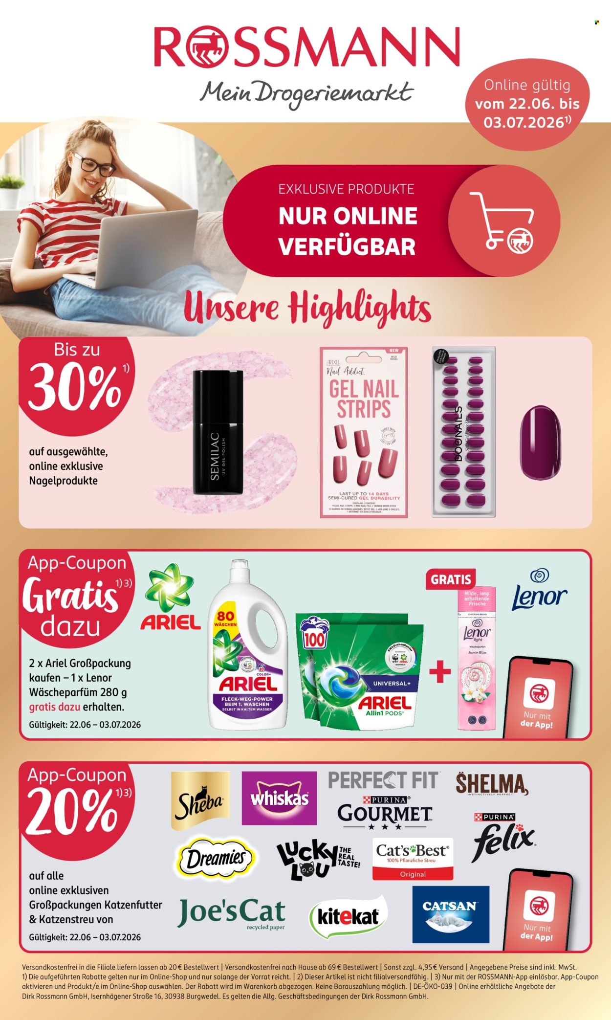 Rossmann Prospekte  - 22.06.2026 - 3.07.2026. Seite 1
