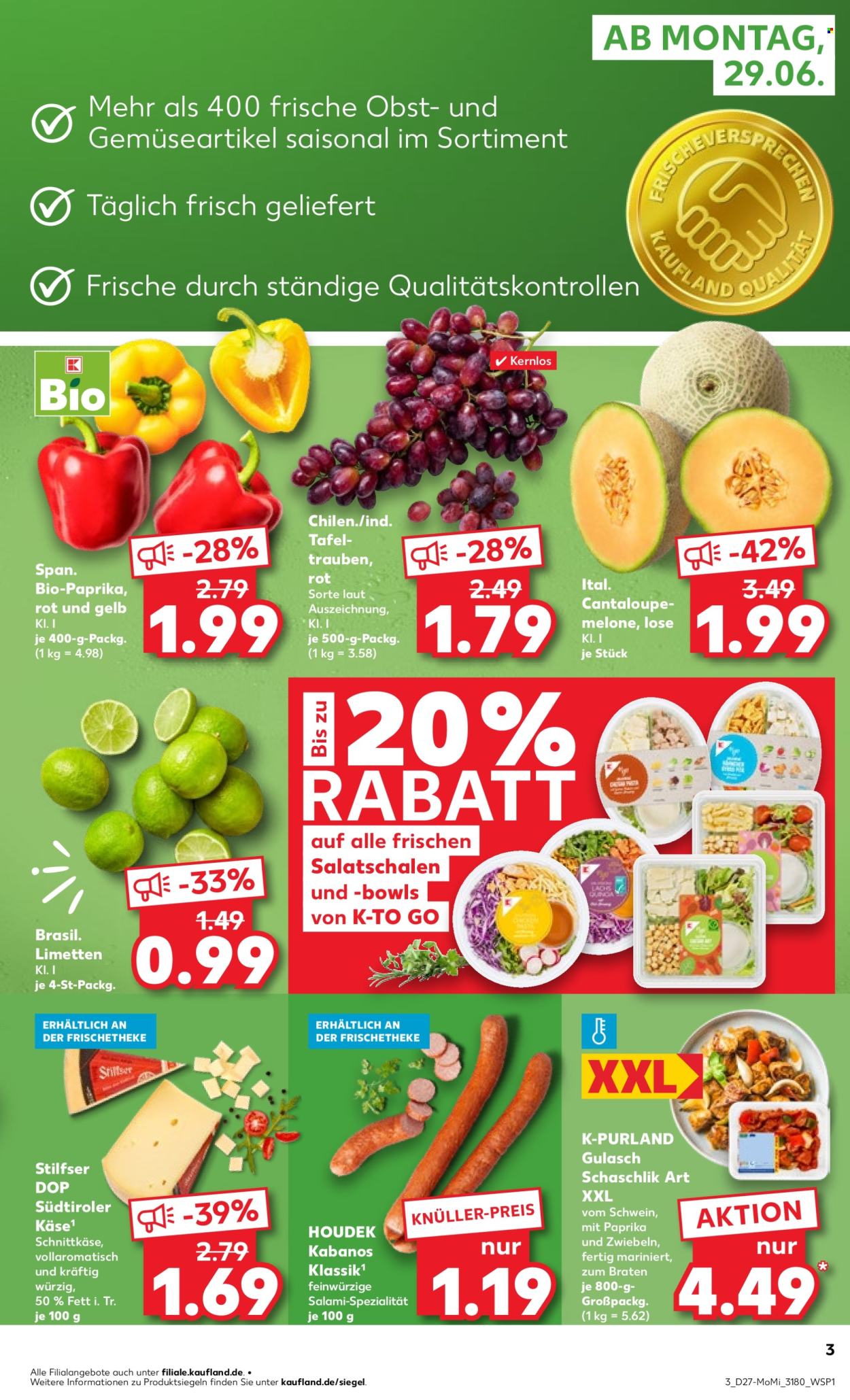 Kaufland Prospekte  - 29.06.2026 - 1.07.2026. Seite 3