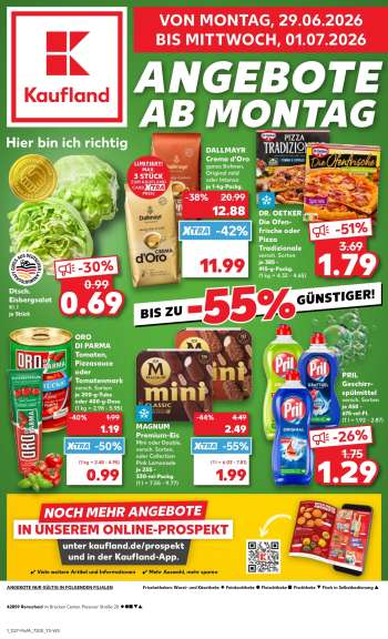 Prospekte Kaufland - 29.06.2026 - 1.07.2026.