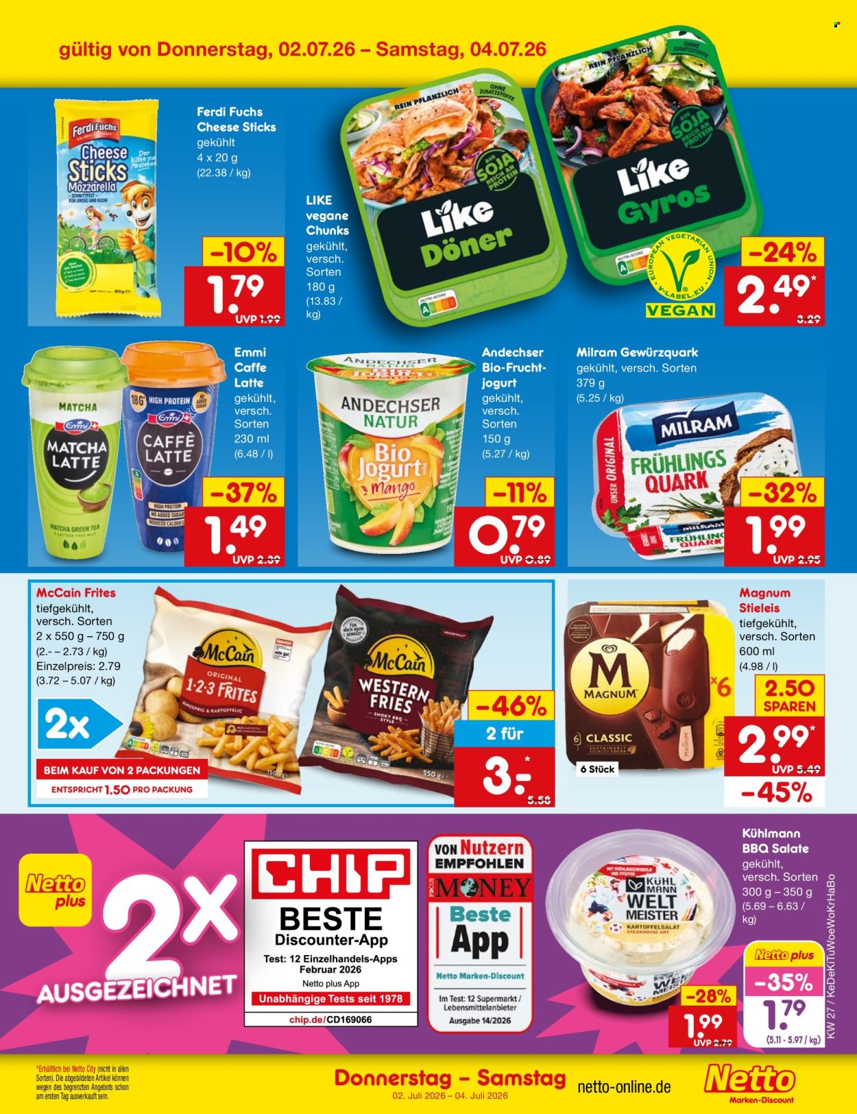 Leták Netto Marken-Discount - 29.6.2026 - 4.7.2026. Strana 63