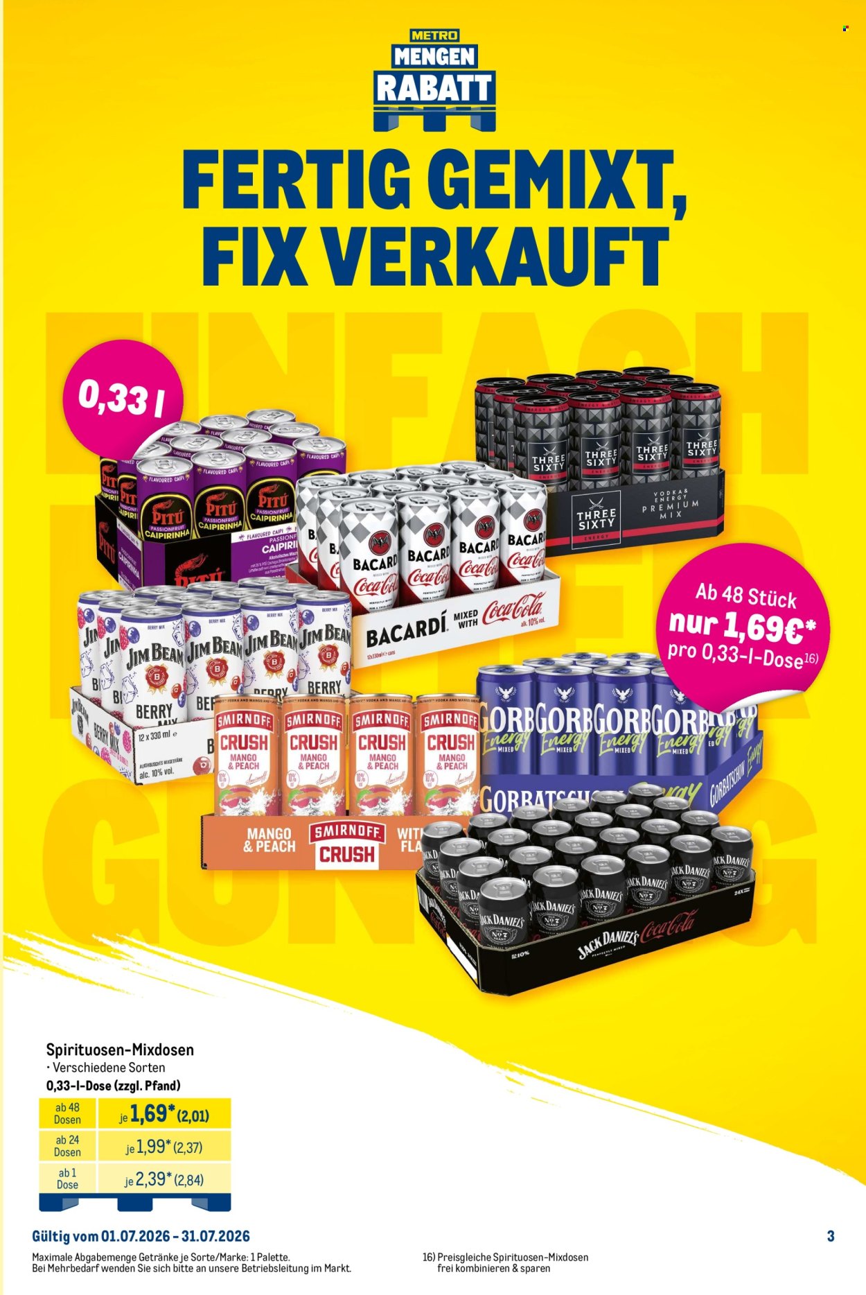 Metro Prospekte  - 1.07.2026 - 31.07.2026. Seite 3