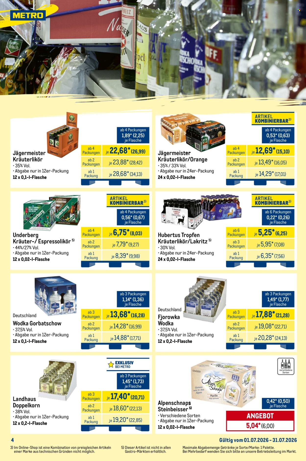 Metro Prospekte  - 1.07.2026 - 31.07.2026. Seite 4