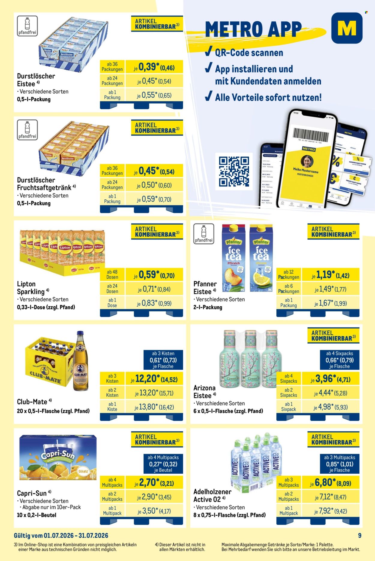 Metro Prospekte  - 1.07.2026 - 31.07.2026. Seite 9