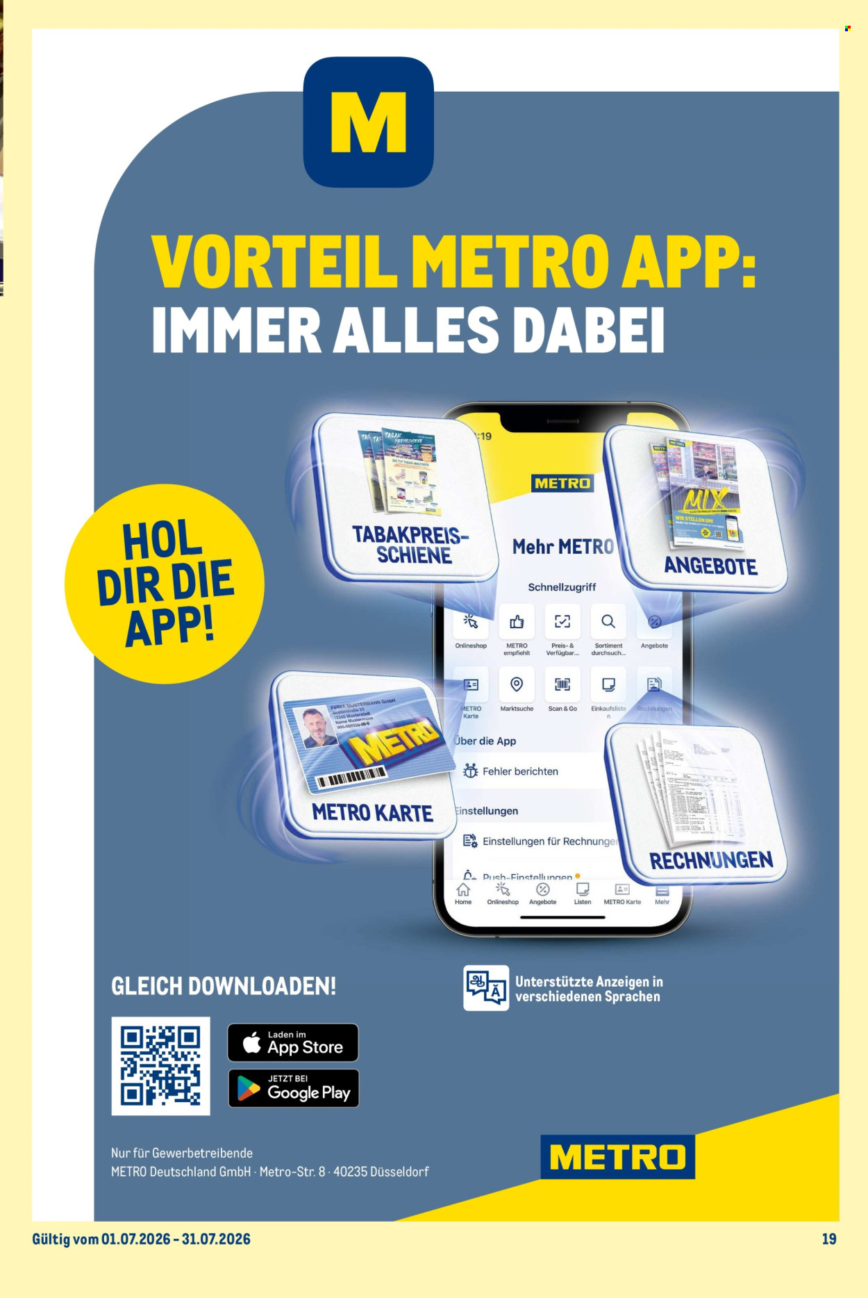Metro Prospekte  - 1.07.2026 - 31.07.2026. Seite 19