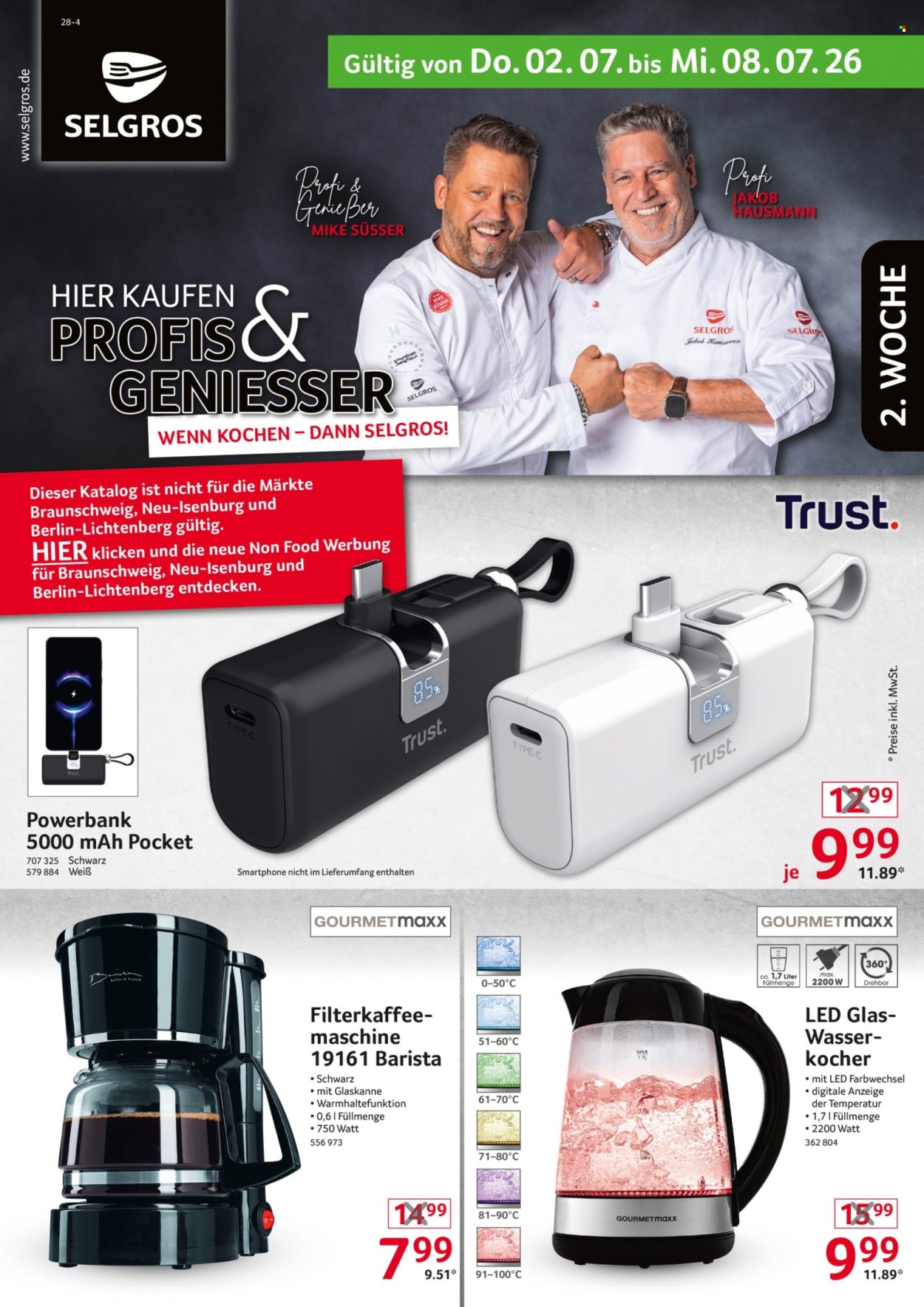 Selgros Prospekte  - 2.07.2026 - 8.07.2026. Seite 1