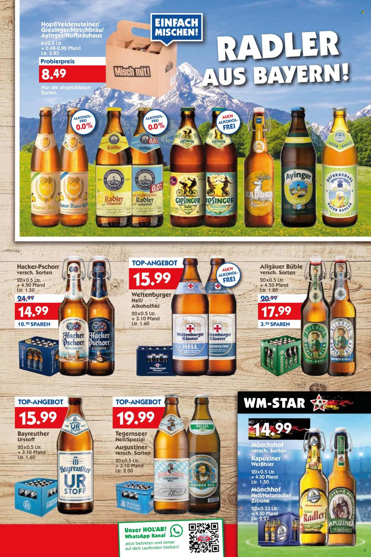 Hol'ab! Getränkemarkt Prospekte  - 29.06.2026 - 4.07.2026. Seite 3